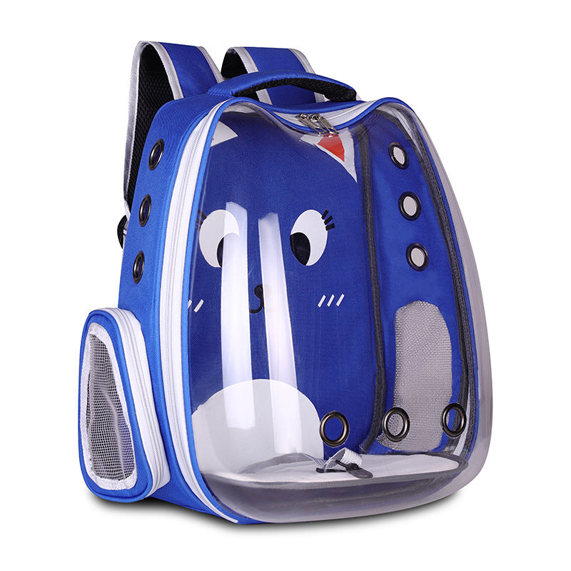 Pet Supplies - Pet Backpack Convenient Pet Space Bag Breathable Shoulder Cat or Dog Bag