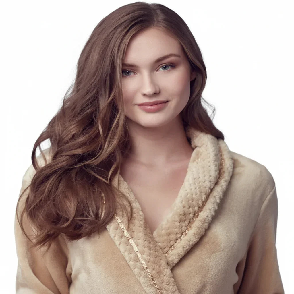 Women's Ultra Soft Plush Bathrobe - (Sizes S/M–2XL/3XL · Machine Washable)