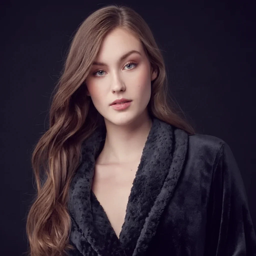 Women's Ultra Soft Plush Bathrobe - (Sizes S/M–2XL/3XL · Machine Washable)