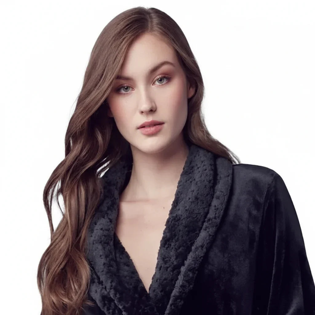 Women's Ultra Soft Plush Bathrobe - (Sizes S/M–2XL/3XL · Machine Washable)