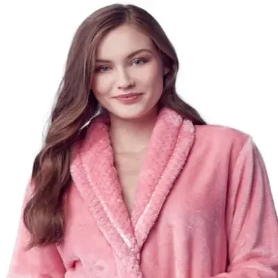 Women's Ultra Soft Plush Bathrobe - (Sizes S/M–2XL/3XL · Machine Washable)