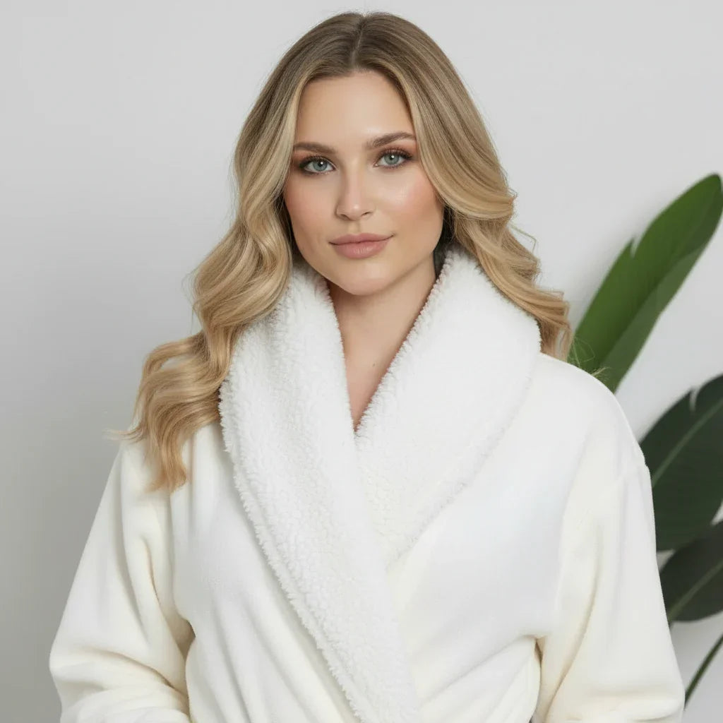 Women's Ultra Soft Plush Bathrobe - (Sizes S/M–2XL/3XL · Machine Washable)