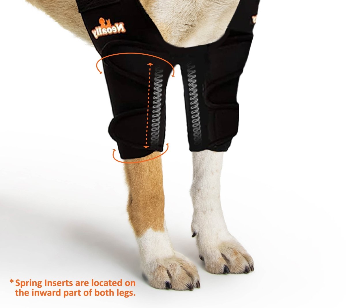 NeoAlly Elbow and Shoulder Brace with Spring Inserts for Dogs and Cats - Pet Mobility