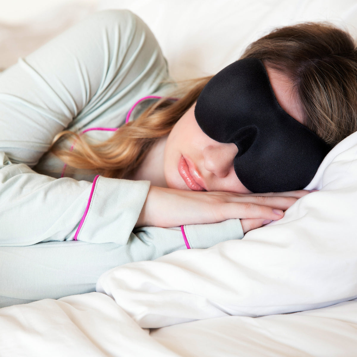 Nidra® Sleep Mask - 3D contoured eye mask designed for complete comfort in darkness