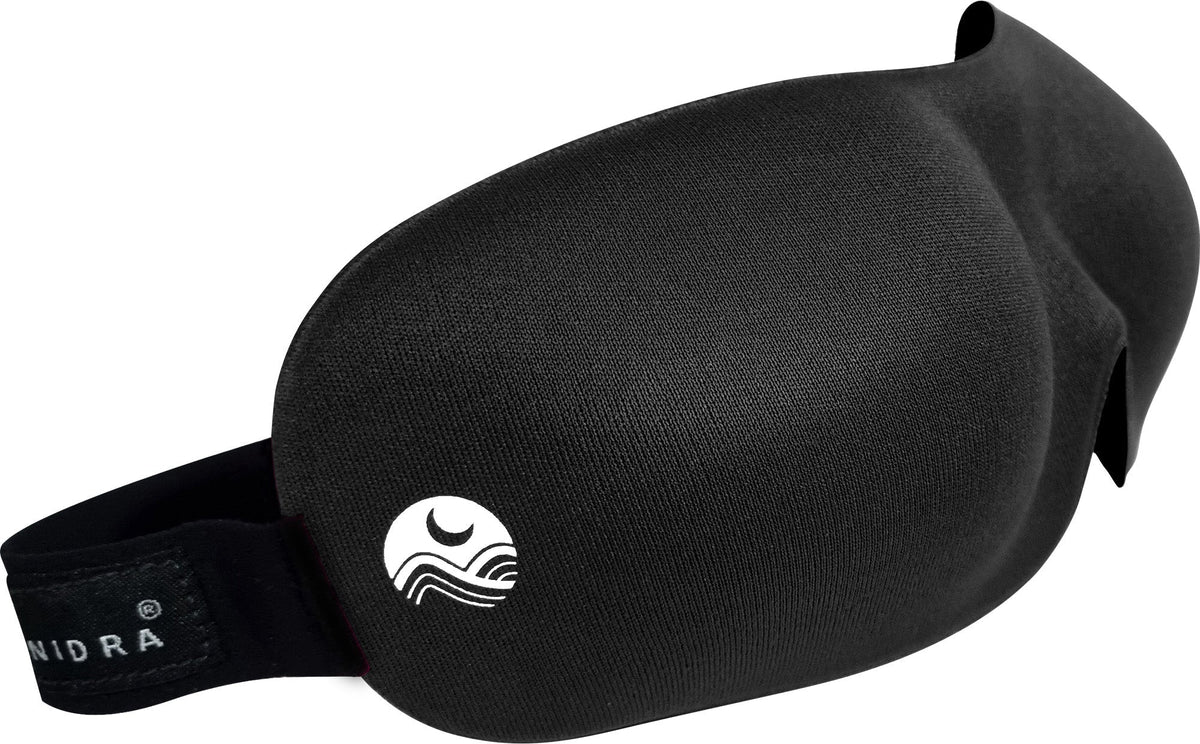 Nidra® Sleep Mask - 3D contoured eye mask designed for complete comfort in darkness