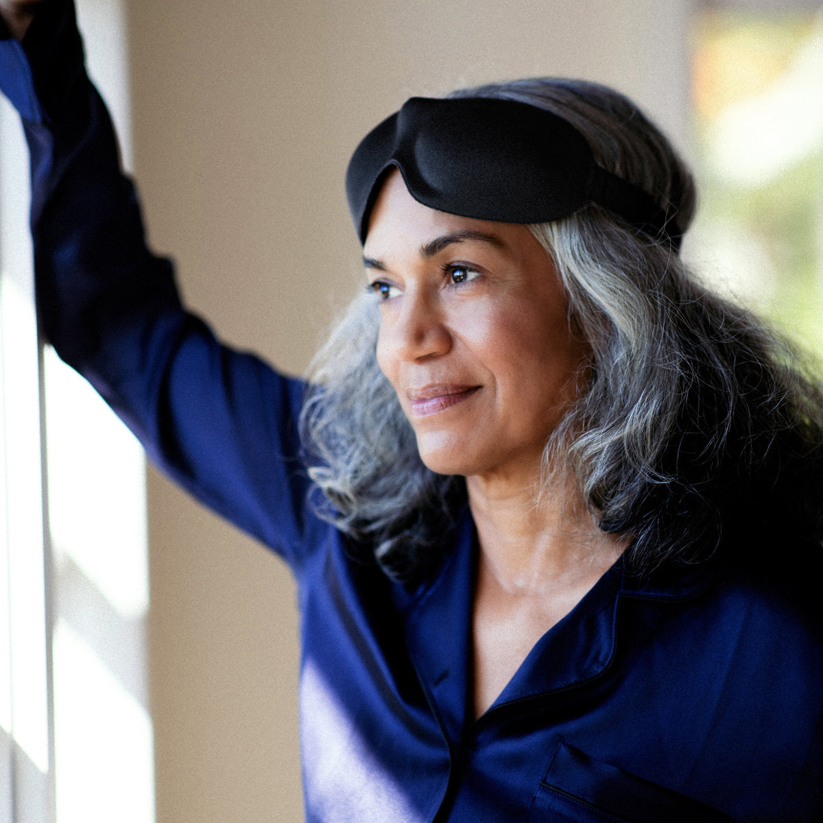 Nidra® Sleep Mask - 3D contoured eye mask designed for complete comfort in darkness