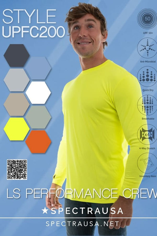 Ultraviolet Protection Factor (UPF) 50 Performance Long Sleeve Shirt
