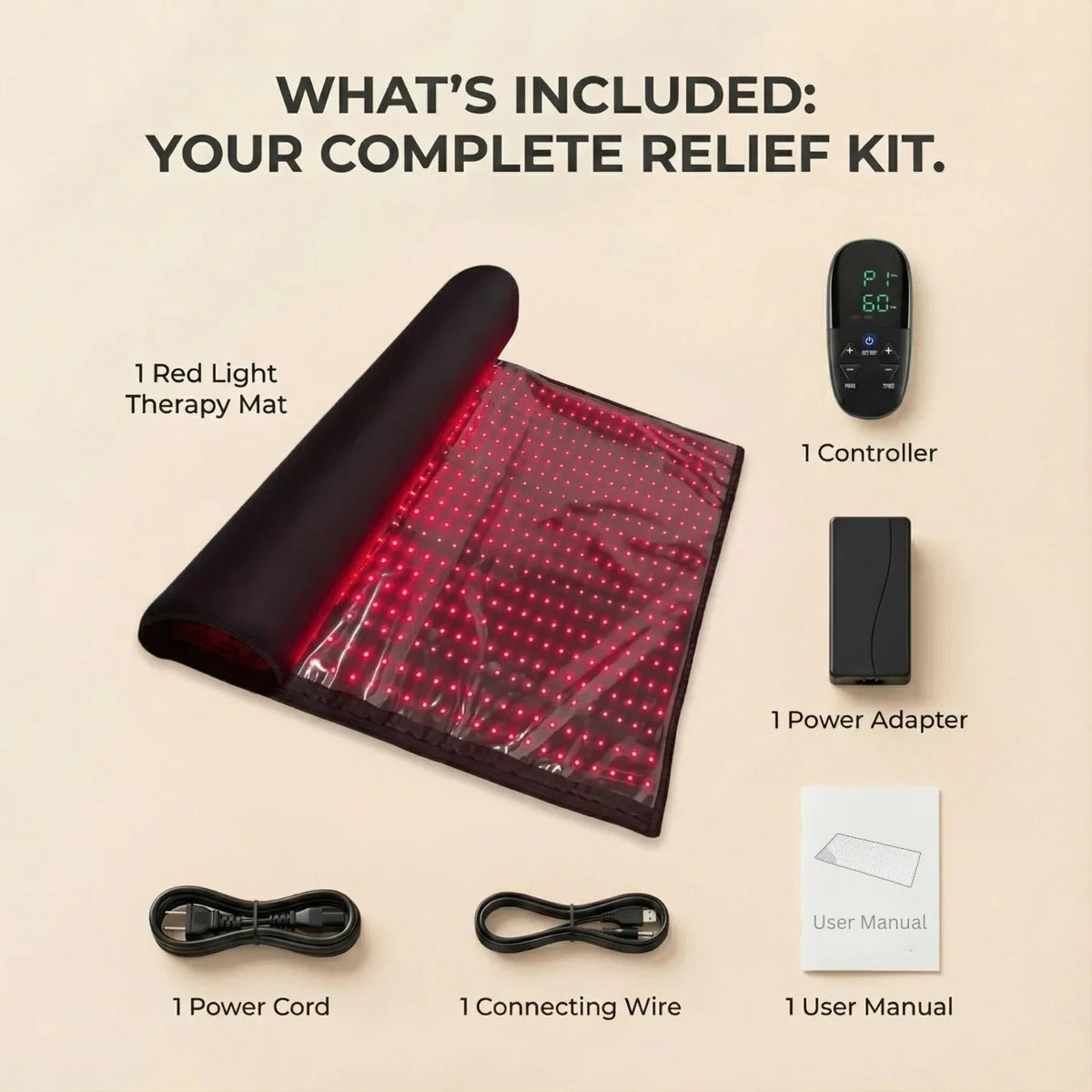 Nicebeam Full Body Red Light Therapy Mat -Clinical Grade