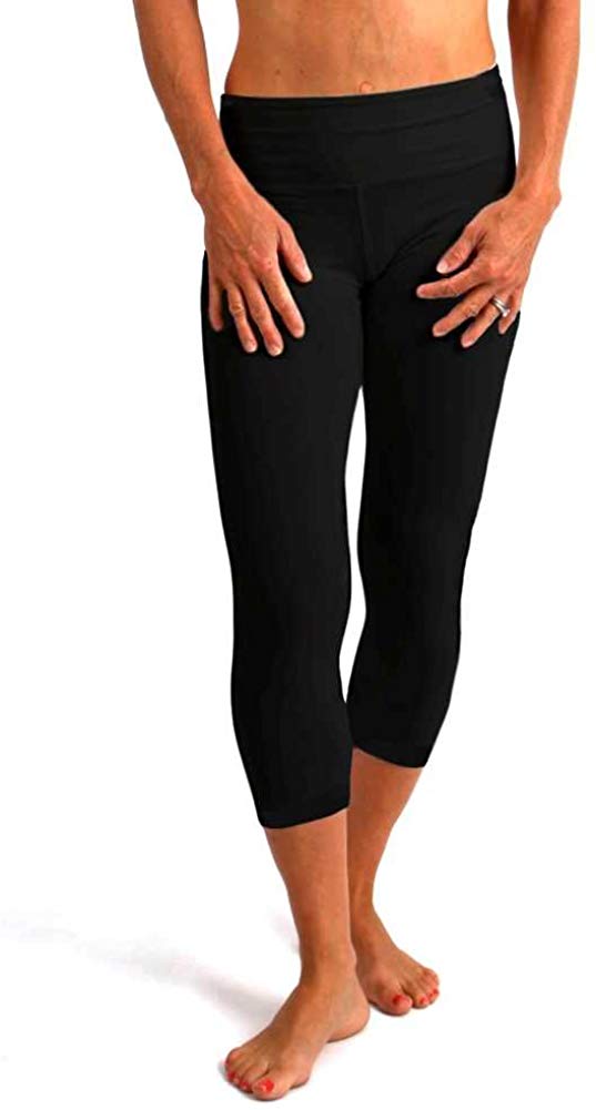 Women's Bamboo Viscose/Cotton Capri Style Leggings (Yoga, Pilates, Fitness)